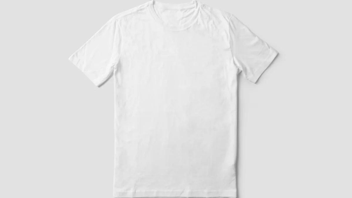 a white shirt on a white background